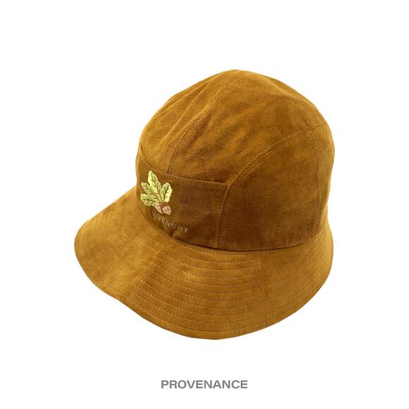 ? Givenchy Asymmetric Bucket Hat - Brown Acorn Microsuede main image 9